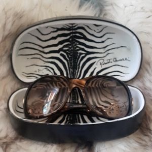 Italian Designer Roberto Cavalli Sunglasses with case.